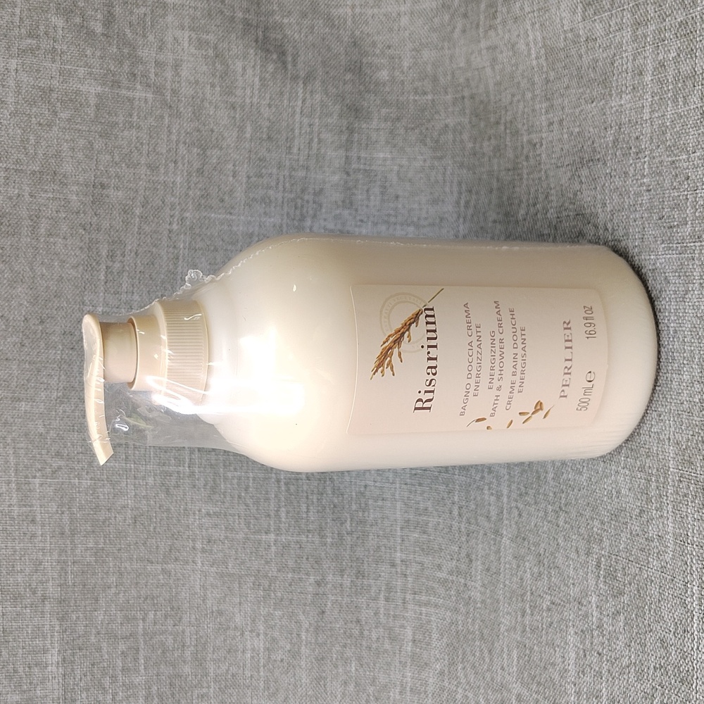 New Perlier Risarium Energizing Bath & Shower Cream 16.9 Fl Oz
